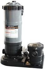 120 sq ft cartridge filter system w/ 2-Speed pump