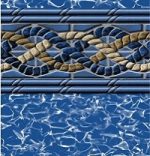 Mystri-Gold Pool Liner Print