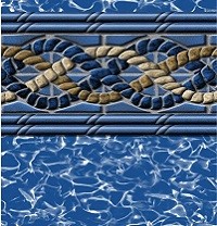 Mystri-Gold Pool Liner Print