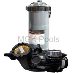 120 sq ft cartridge filter system w/ Speck E-71-ll Variable Speed Pump