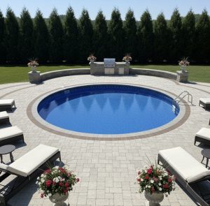 Round Inground pool