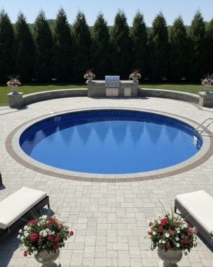 Round Inground pool