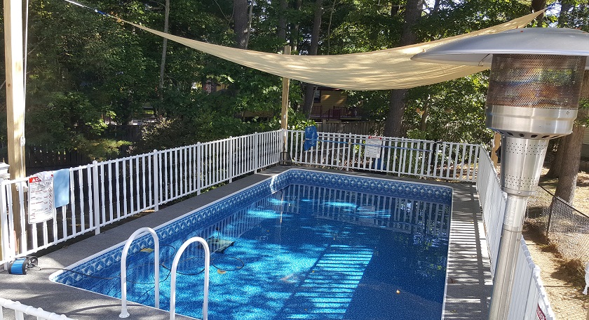 Pools with Deck and Fence