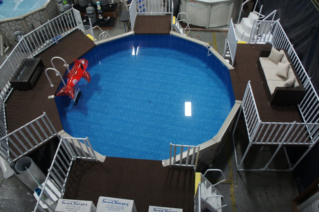Prefab Above Ground Pools Deck Options 