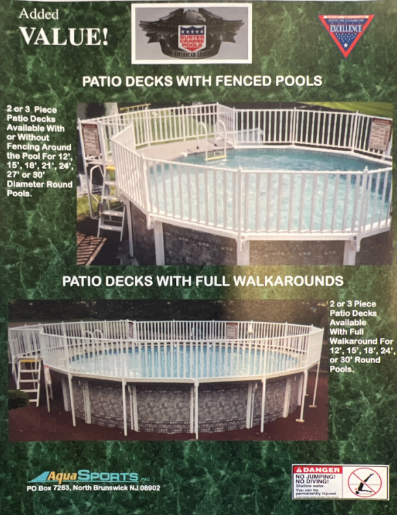 Above Ground Pool with Deck