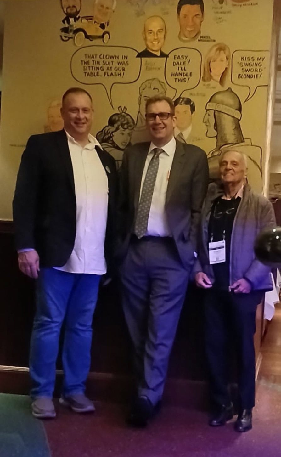 Mike Kern of MGK Pools with Bobby and Greg