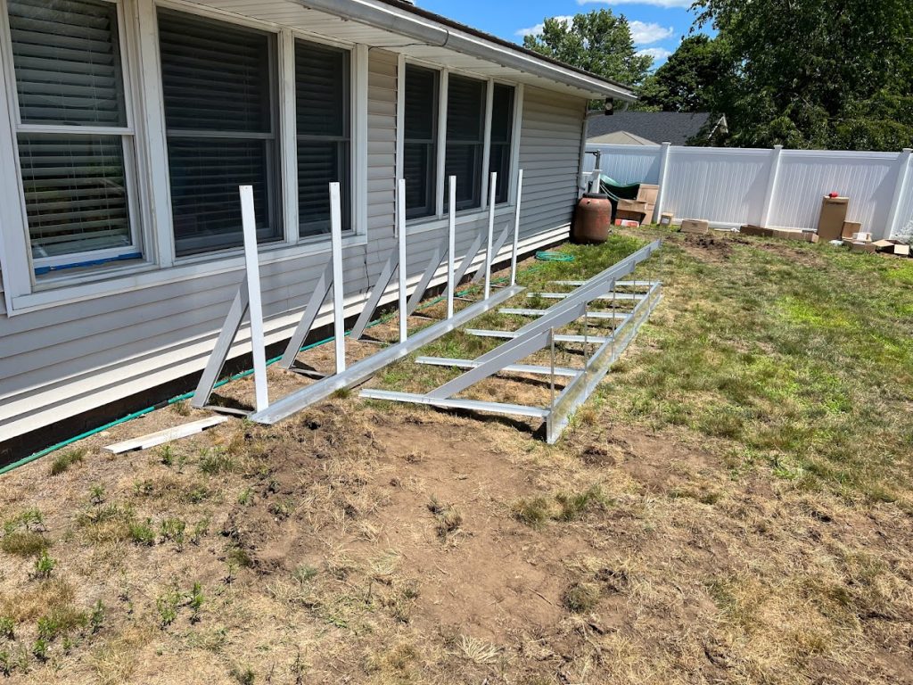 IMG_2509 - MGK Pools Inc Building the straight sides of the Aquasport 52 Peabody MA 2