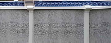 Gray Tribal Wall - Above Ground Pool