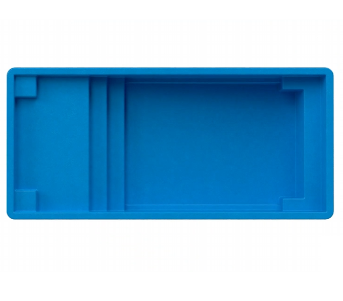 - MGK Pools Inc Fiberglass pool with tanning ledge