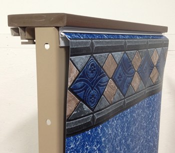 Synthethic-Wood-top-board-and-liner-sample350 - MGK Pools Inc Fox Ultimate w/ Trex Top plate