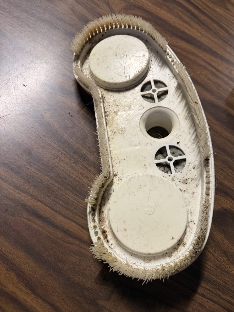 4 good size cuts to vacuum green pools