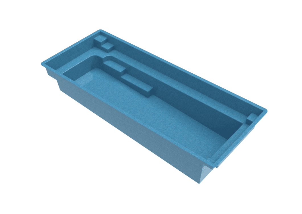 10x26-lap-fiberglass-pool-Rindge-xl-render - MGK Pools Inc Swimmer fiberglass pool by MGK Pools - 10'2"x26'