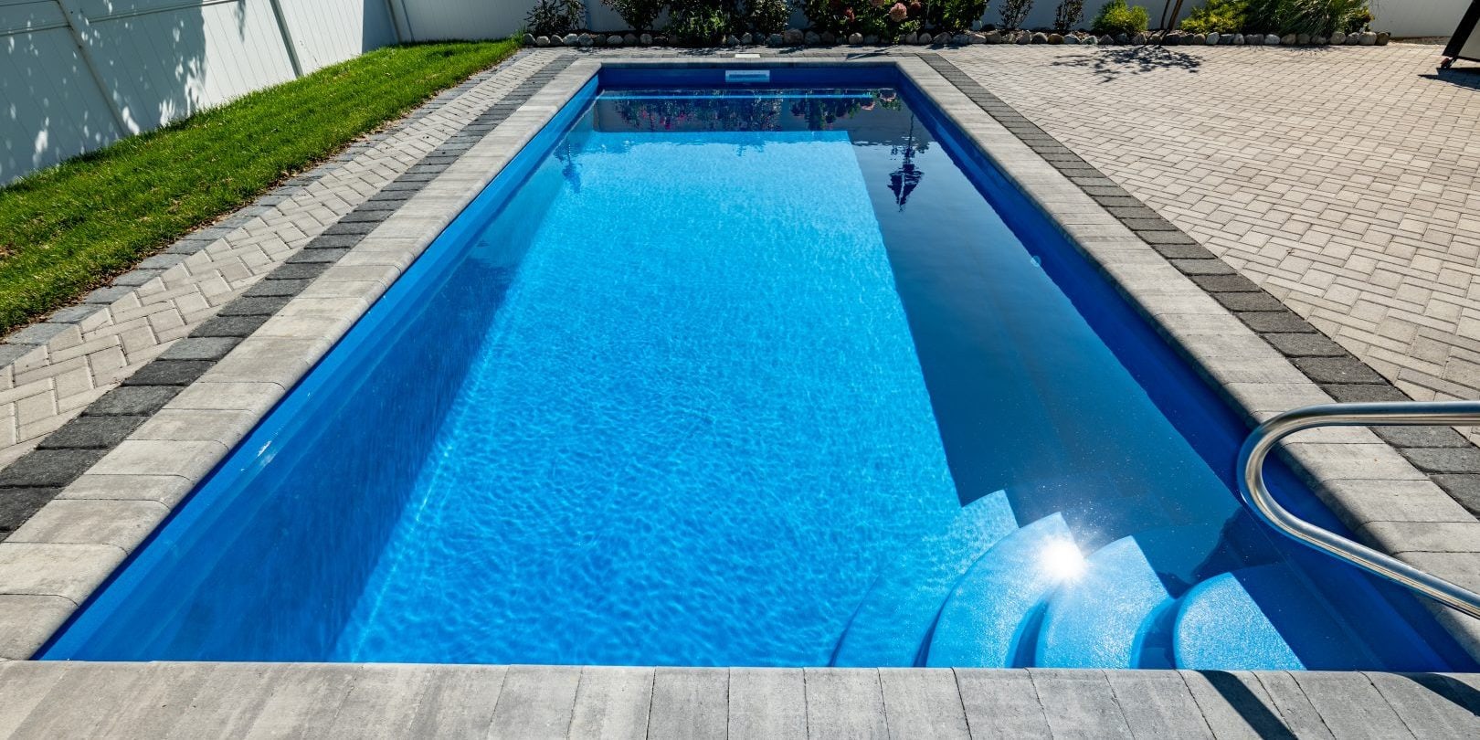 11x24-fiberglass-pool-Haverhill-fiberglass-pool-install-6 - MGK Pools Inc Haverhill fiberglass pool by MGK Pools - real installation photo, installed complete by MGK Pools