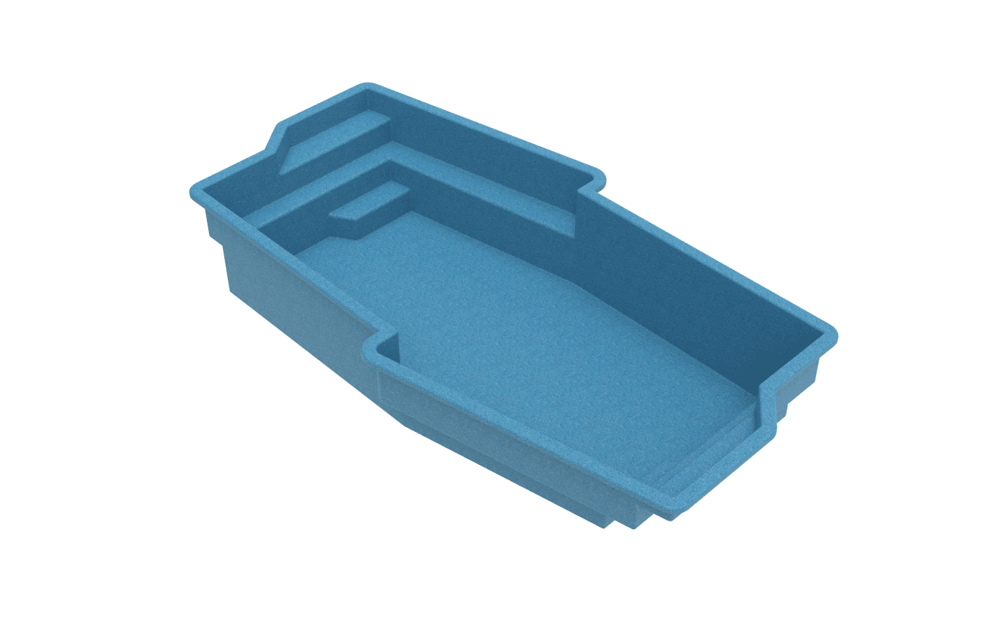 12x22-fiberglass-pool-del-mar-render - MGK Pools Inc Del Mar fiberglass pool by Glimmerglass - 12'x22'