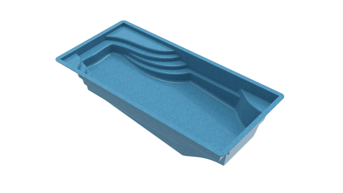 12x26-fiberglass-pool-empire-render - MGK Pools Inc Empire fiberglass pool by Glimmerglass - 12'x25'8"