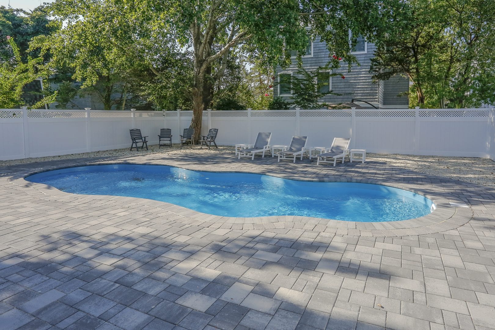 13x33-fiberglass-pool-oasis-fiberglass-pool-install-3 - MGK Pools Inc Oasis fiberglass pool by Glimmerglass - real installation photo, installed complete by MGK Pools