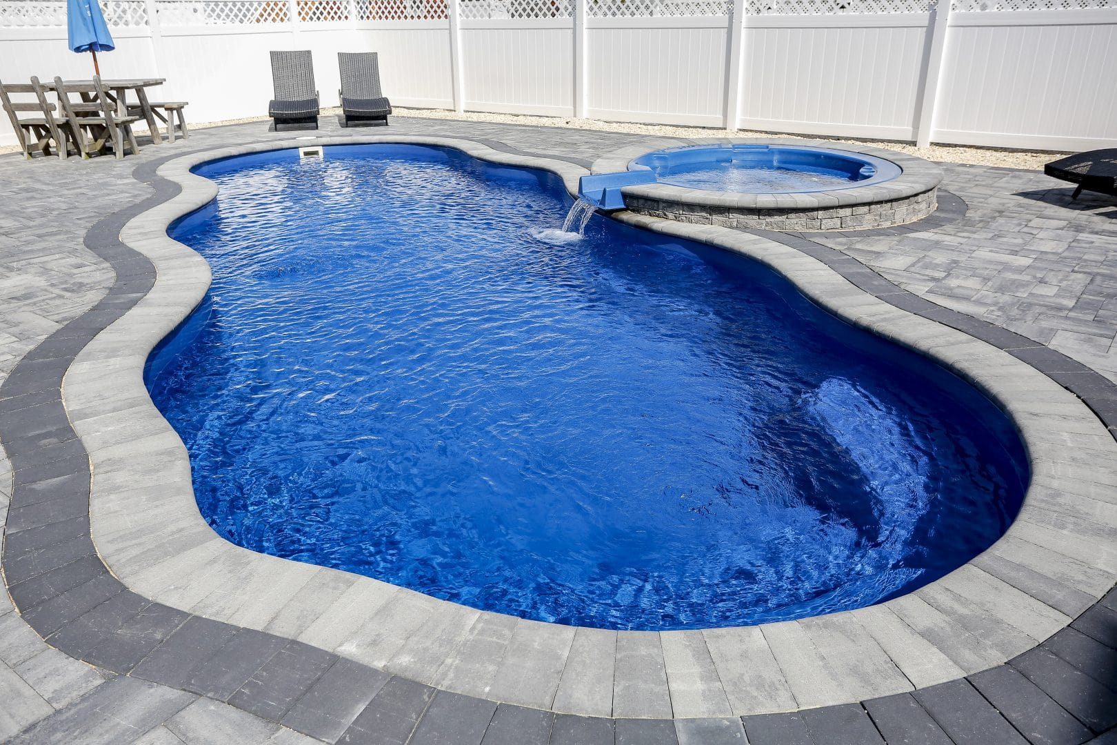 13x33-fiberglass-pool-oasis-fiberglass-pool-install-4 - MGK Pools Inc Oasis fiberglass pool by Glimmerglass - real installation photo, installed complete by MGK Pools
