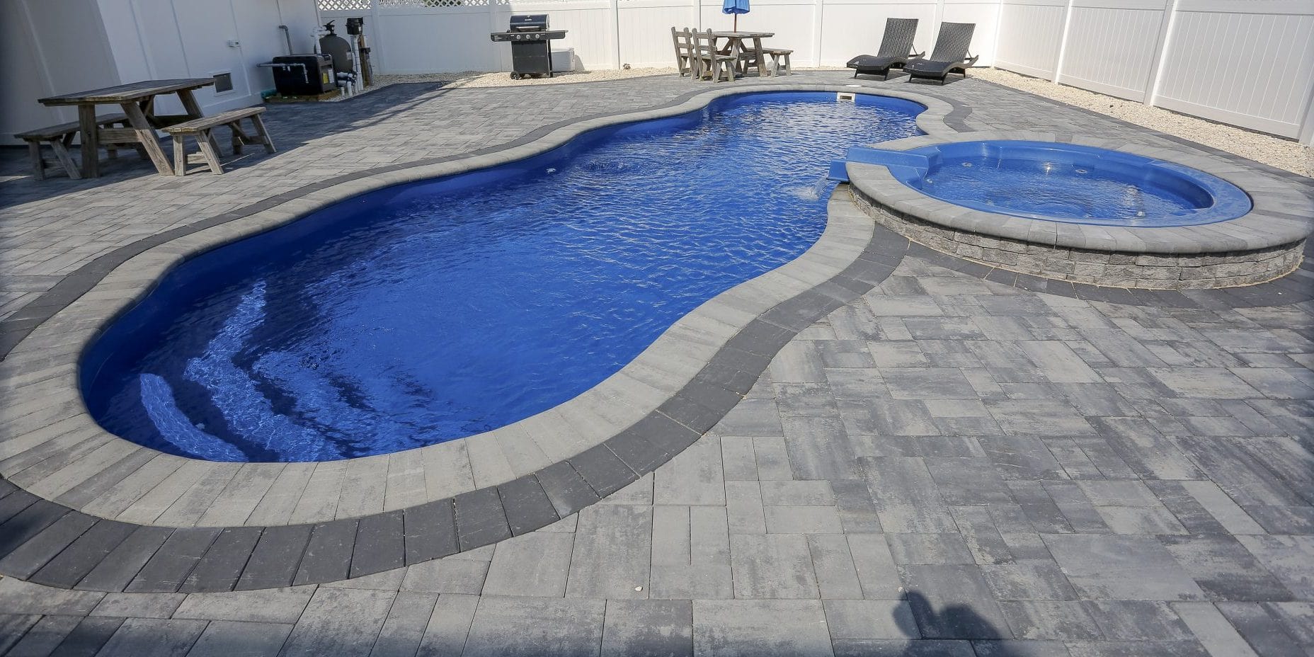 13x33-fiberglass-pool-oasis-fiberglass-pool-install-5 - MGK Pools Inc Oasis fiberglass pool by Glimmerglass - real installation photo, installed complete by MGK Pools