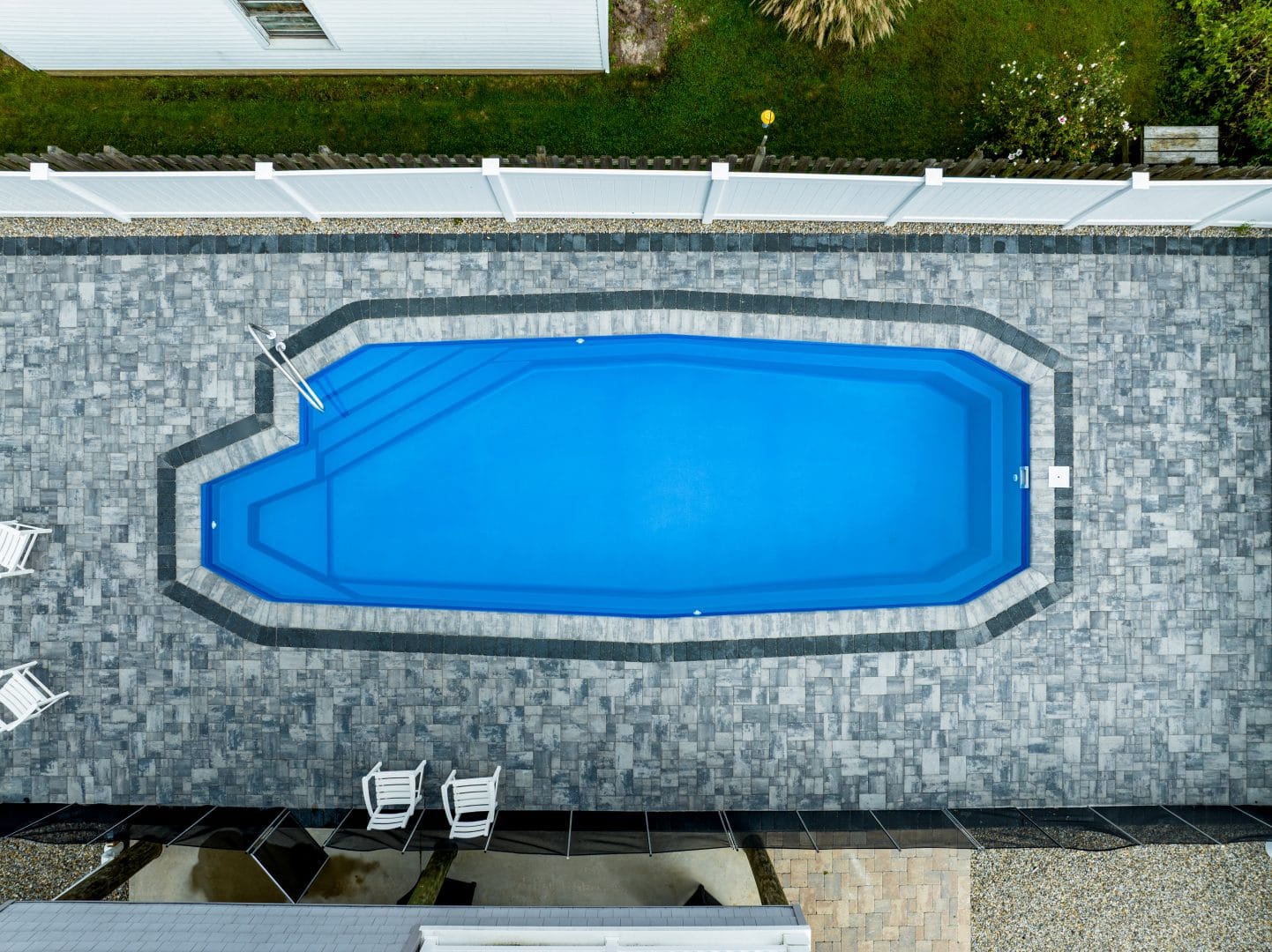 13x35-fiberglass-pool-azores-fiberglass-pool-install-1 - MGK Pools Inc Azores fiberglass pool by Glimmerglass - real installation photo, installed complete by MGK Pools