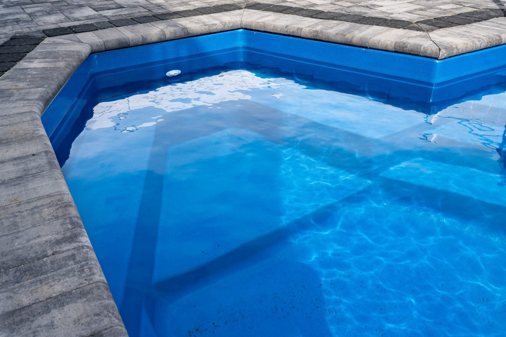 13x35-fiberglass-pool-azores-fiberglass-pool-install-2 - MGK Pools Inc Azores fiberglass pool by Glimmerglass - real installation photo, installed complete by MGK Pools