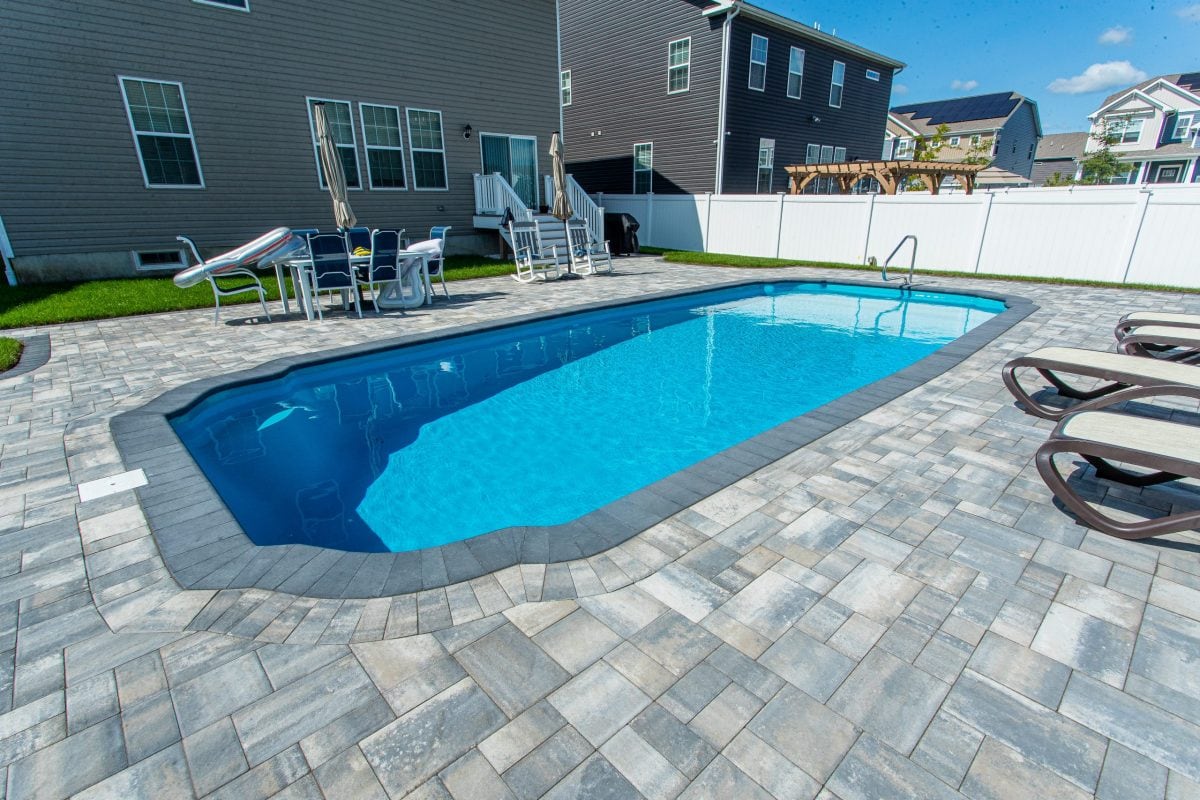 15x34-fiberglass-pool-maui-fiberglass-pool-install-3 - MGK Pools Inc Maui fiberglass pool by Glimmerglass - real installation photo, installed complete by MGK Pools