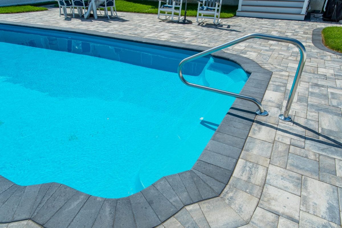 15x34-fiberglass-pool-maui-fiberglass-pool-install-5 - MGK Pools Inc Maui fiberglass pool by Glimmerglass - real installation photo, installed complete by MGK Pools