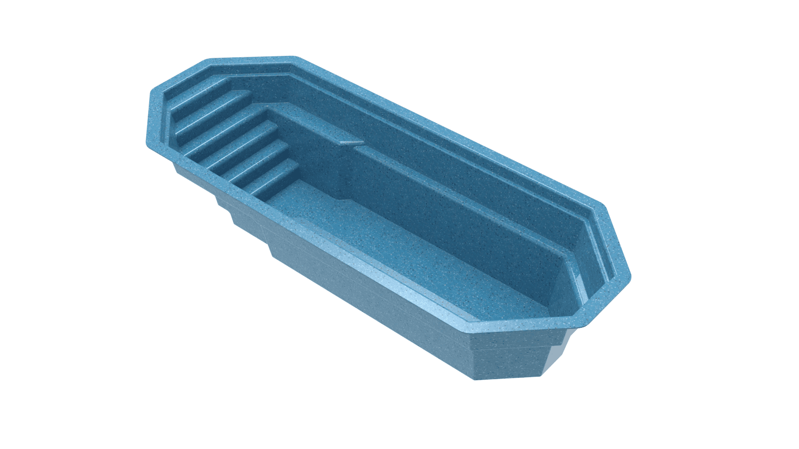 8x20-fiberglass-pool-sunfish-render-1 - MGK Pools Inc Sunfish fiberglass pool by Glimmerglass - 8'x20'