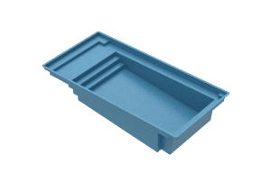 Ponce XL fiberglass pool by Glimmerglass - 15'6"x32'