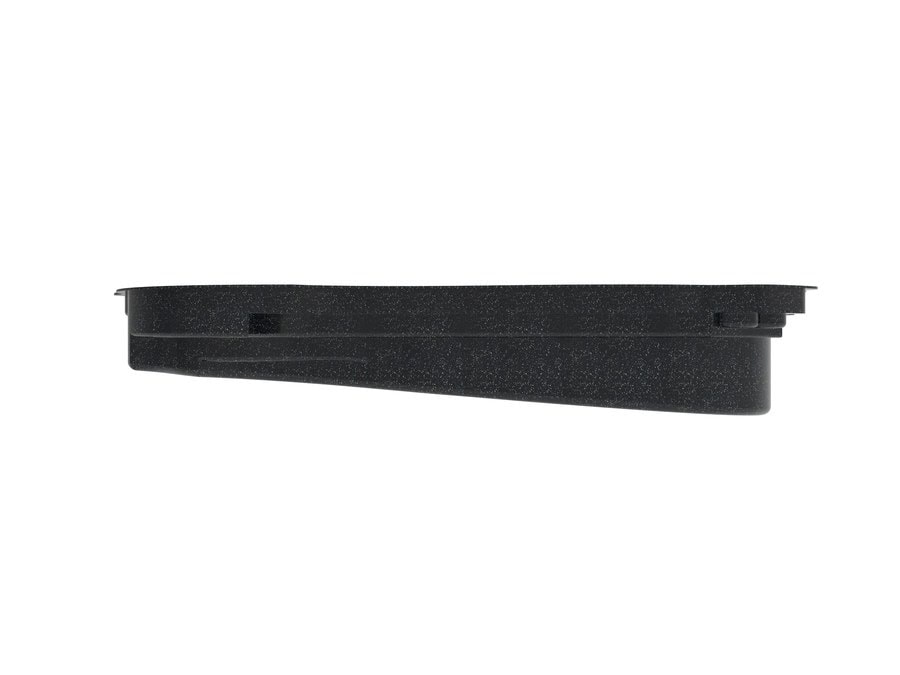 Victoria 13'x31' fiberglass pool in Volcanic Black - Side profile
