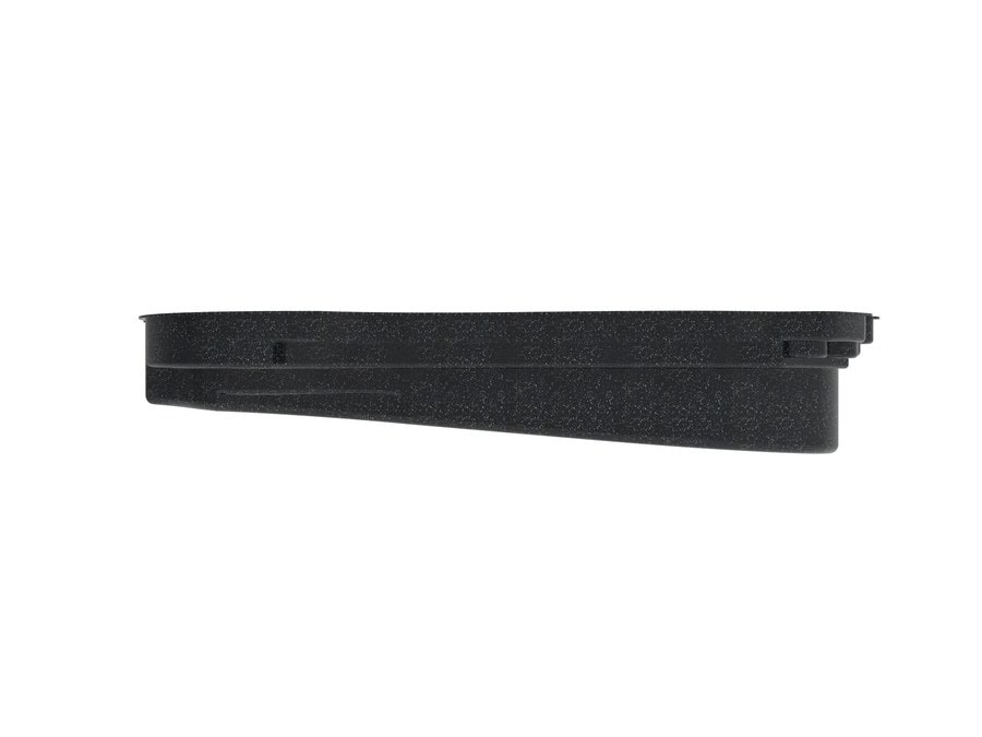 Middlesex 15'x32' fiberglass pool in Volcanic Black - Side profile