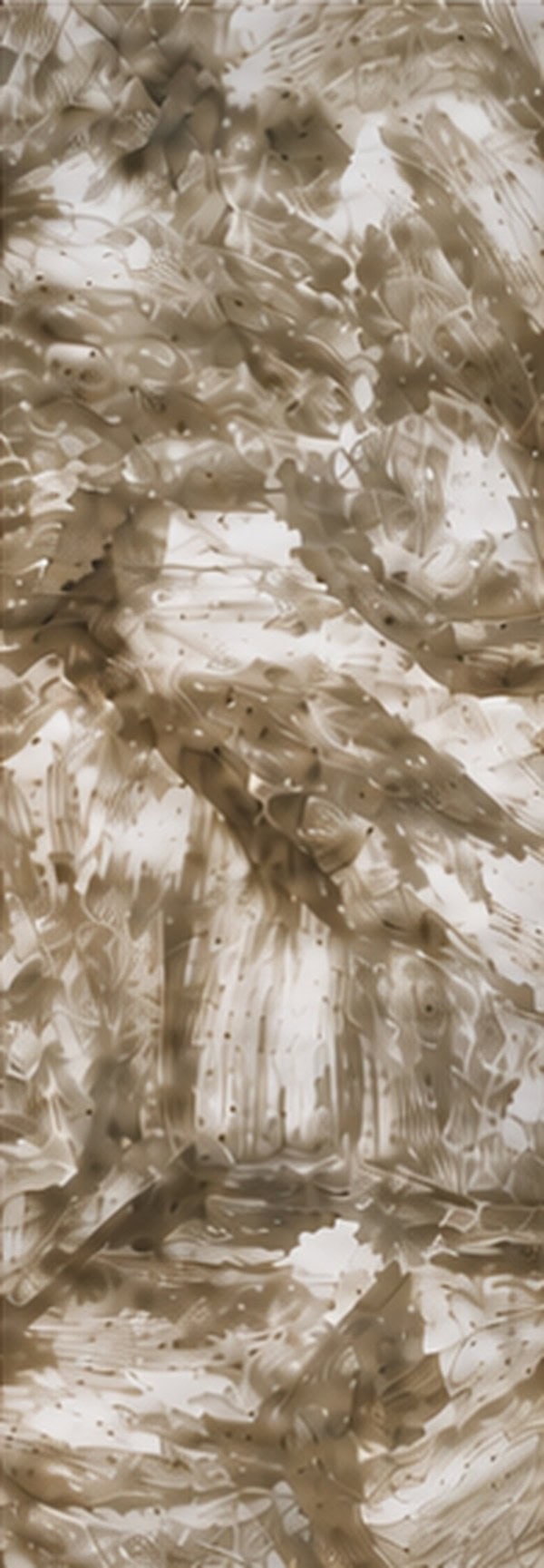 Brown Paintbrush steel pool wall pattern swatch